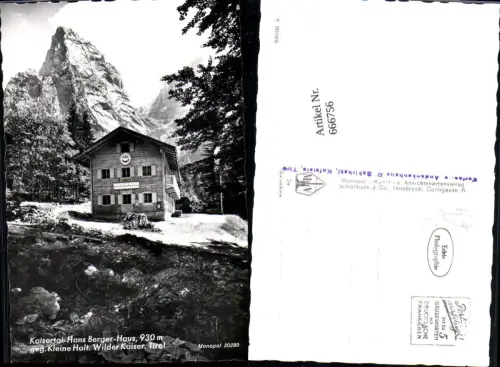 666756,Kufstein Kaisertal Hans Berger haus