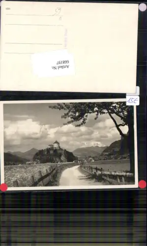 668197,Foto Ak Kufstein Wolkenstimmung über Festung pub Ant. Karg 24