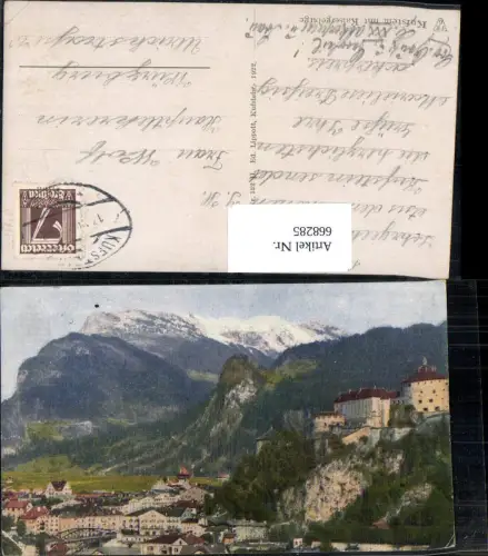668285,Kufstein mit Kaisergebirge u. Festung