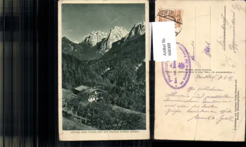668309,Ebbs Höfnig v. Pfandlhof mit Wildem Kaiser