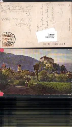 668486,Künstler Ak Kufstein Partie a. d. Festung pub Wiro 2269