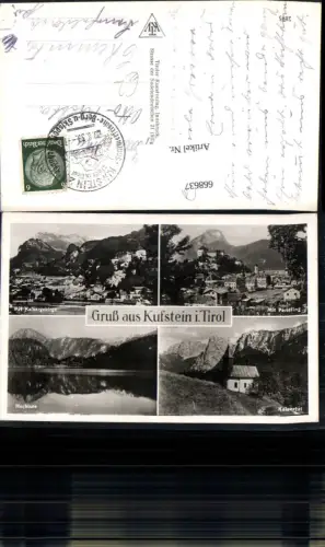 668637,Mehrbild Ak Kufstein Kaisergebirge Pendling Kaisertal Hechtsee