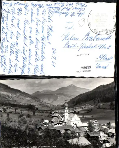 668662,Foto Ak Oberau i. Hochtal Wildschönau
