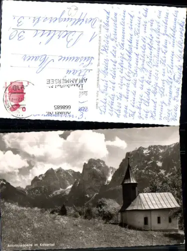 668685,Foto Ak Ebbs Antoniuskapelle im Kaisertal