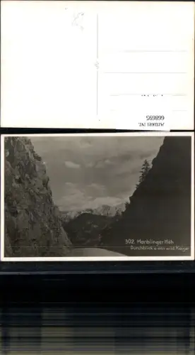 668695,Foto Ak Kufstein Marblinger Höh Durchblick a. d. wilden Kaiser