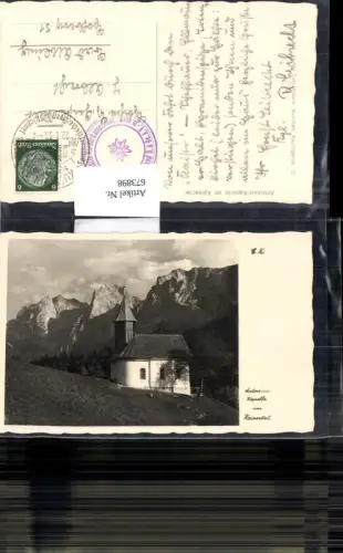 673898,Foto Ak Ebbs Antonius-Kapelle i. Kaisertal Antoniuskapelle