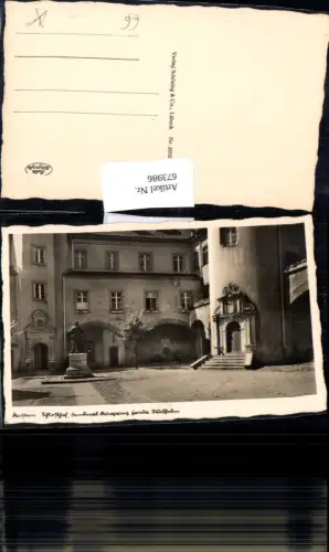 673986,Foto Ak Kufstein Schlosshof Denkmal