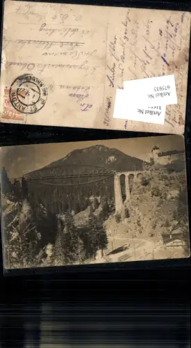 675933,Foto-AK Trisannabrücke Brücke Pians Strengen n. Münzkirchen Schärding