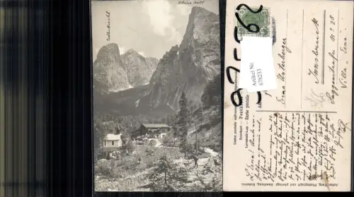 678233 Hinterbärenbad Kaisergebirge b. Kufstein Ebbs pub Anton Karg