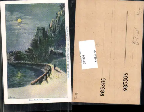 683006 Künstler Lithographie Innthal Rattenberg am Inn pub Philipp e Kramer XXVIII/8