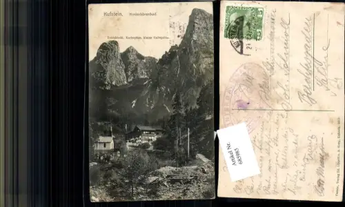 685985 Kufstein in Tirol Hinterbärnbad Totenkirchl Kaisergebirge