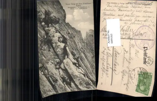 689185 Neuer Steig a.d. Scheffauer Kaiser Scheffau Leiten Ebbs Kufstein Kletterer Bergsteiger