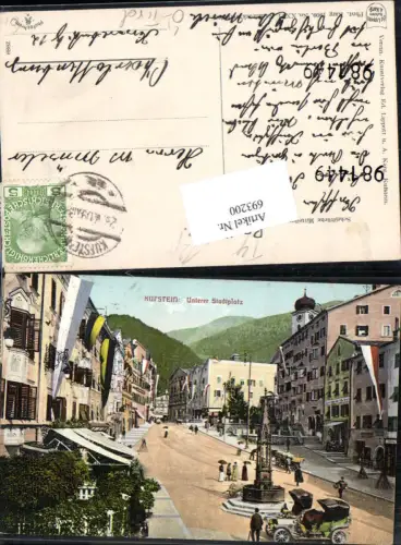 693200 Kufstein in Tirol Unterer Stadtplatz Auto pub Lippott e Karg
