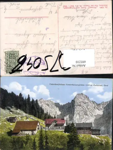 693210 Kufstein in Tirol Vorderkaisersfelden Kaisertal Ebbs