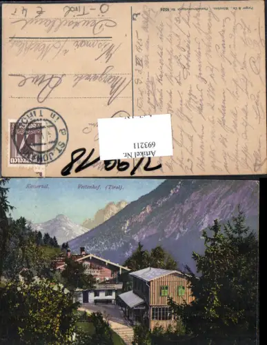 693211 Kufstein in Tirol Veitenhof gel. Wismar pub Purger e Co. 8524