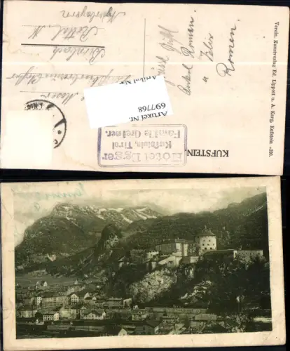 697768 Ansichtskarte Kufstein gel Birnbach Rottal