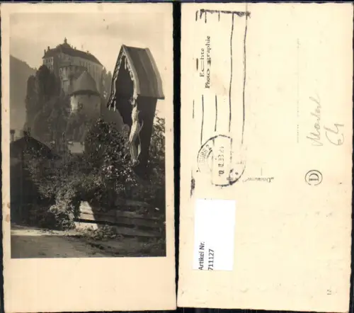 711127 Foto AK Marterl mit Kufstein Festung im Hintergrund
