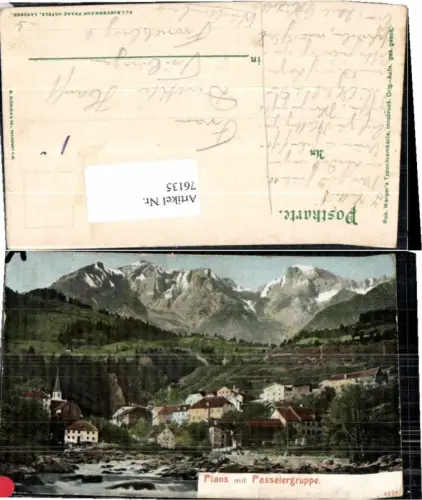 76135,Pians m. Parsseiergruppe 1900