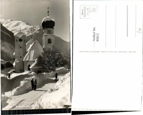 85012,St Anton am Arlberg Strassenansicht Leute