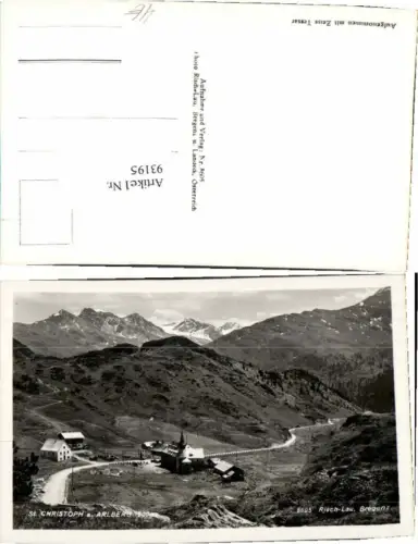 93195,St Christoph am Arlberg Risch Lau Nr 8605