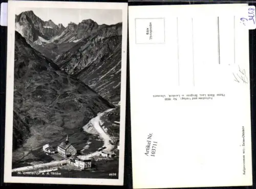 103711,St Christof St Christoph am Arlberg Ortsansicht pub Risch Lau