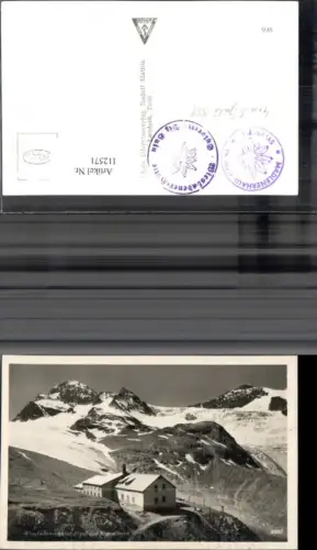 112571,WiesbadnerHütte Piz Buin Signalhorn Partenen 1951 pub Silvrettaverlag Rudolf Mathis Bezirk Landeck