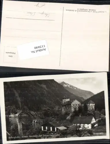 115840,Arlbergbahn Schloss Wiesberg bei Strengen Stians
