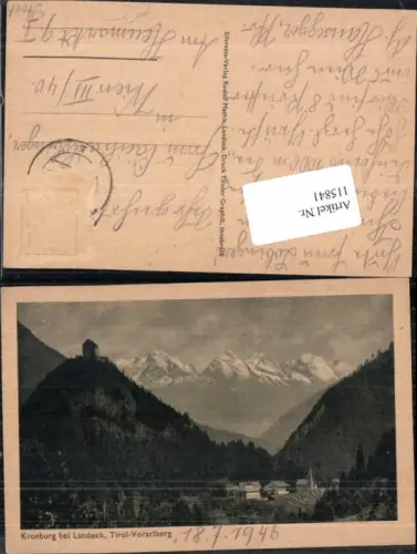 115841,Kronburg bei Landeck 1946
