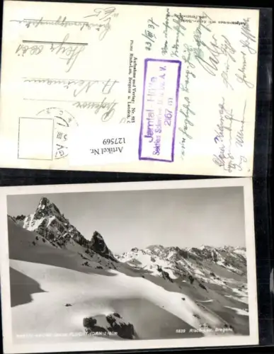 127569,Breite Krone Fluchthorn Galtür Sölden Jamtal-Hütte Silvretta Bergansicht 1932 pub Risch Lau