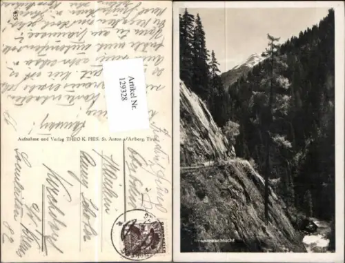 129328,Rosannaschlucht bei St Anton am Arlberg