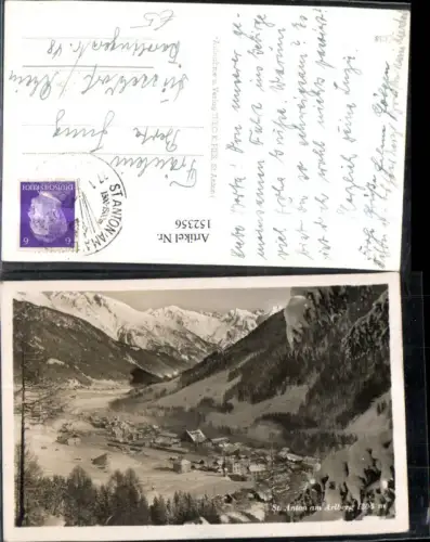 152356,St Anton a. Arlberg Winteransicht 1942