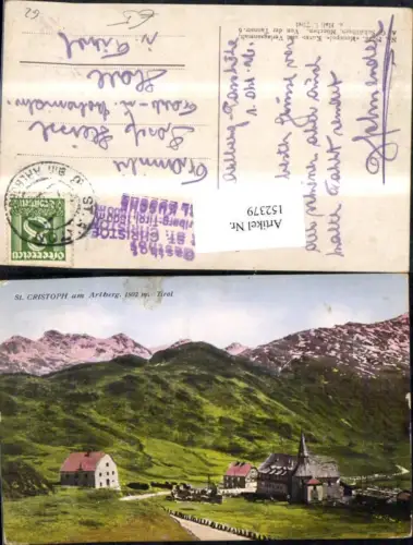 152379,St Christoph a. Arlberg Ansicht 1946