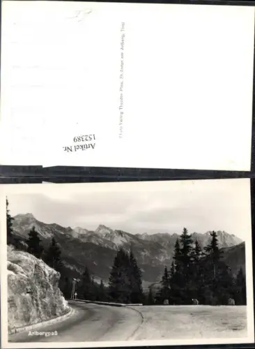 152389,Arlbergpass Ansicht Strasse Kösterle St Anton a. Arlberg