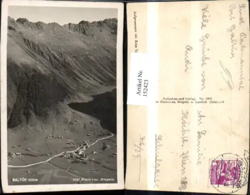 152423,Galtür Luftbild 1936 pub Risch Lau 9981