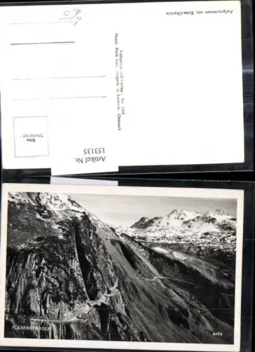 153135,Foto Ak Flexenstrasse Bergstrasse St Anton a. Arlberg pub Risch Lau 4458