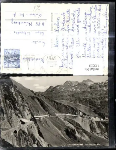 153203,Foto Ak Flexenstrasse Bergstrasse St Anton a. Arlberg pub Risch Lau 375