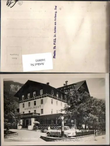 160893,Hotel Post in St Anton am Arlberg Oldtimer Auto