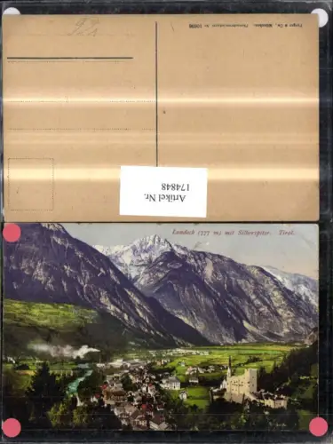174848,Landeck Teilansicht m. Silberspitze pub Purger e Co 10696