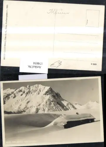 174854,Arlberg Omeshorn Berg Hütte