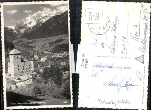 174868,Landeck Teilansicht Schloss m. Parseierspitze