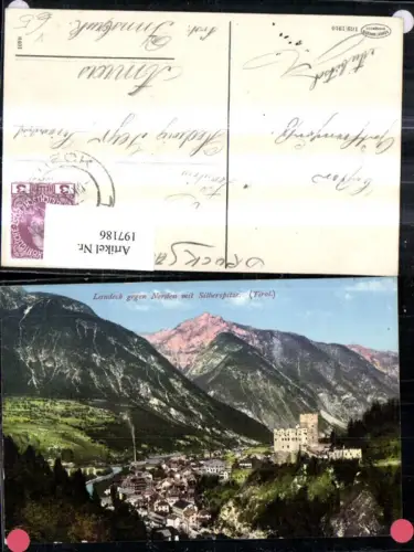 197186,Landeck geg. Norden m. Silberspitze pub Robert Wagner 169/1910