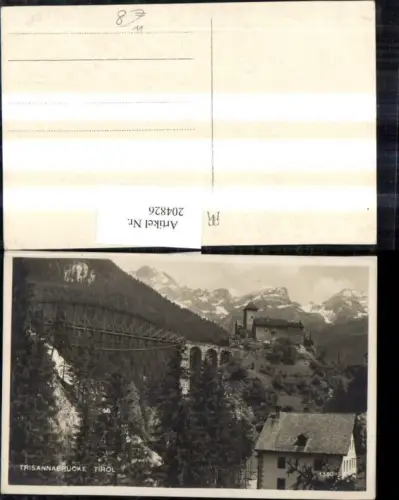 204826,Trisannabrücke Brücke b. Pians u. Strengen