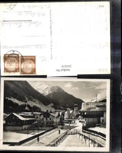 204828,St. Anton am Arlberg Teilansicht Kirche