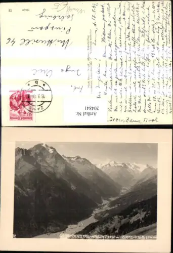 204841,Unterbergtal Habicht Zuckerhür b. Neustift