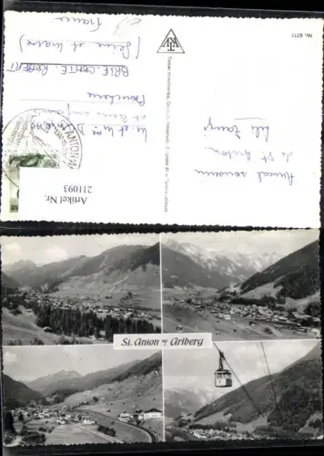 211093,St Anton a. Arlberg Mehrbild Ak Seilbahn Gondel