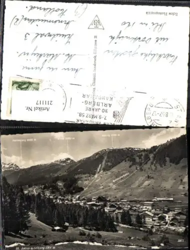 211117,St Anton a. Arlberg Totale Gipfelkarte