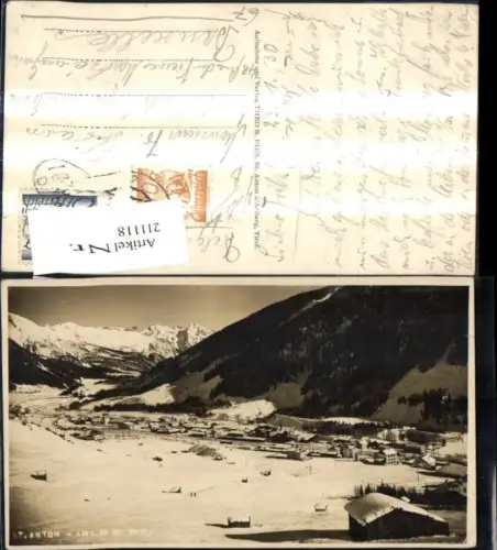211118,St Anton a. Arlberg Winteransicht