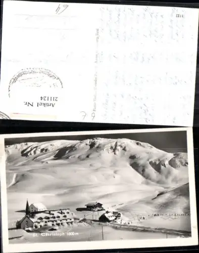211124,St Christoph a. Arlberg Winteransicht