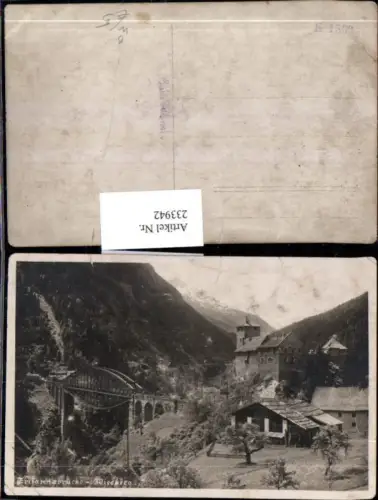 233942,Trisannabrücke Brücke Wiesberg Schloss b. Pians u. Strengen