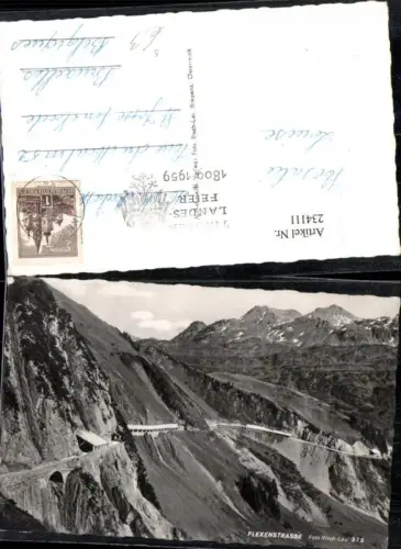 234111,Flexenstraße b. St. Anton am Arlberg Tiroler Landesfeier 1809-1959 Stempel
